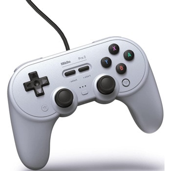 Геймпад 8Bitdo Pro2 Wired (Grey Edition), за PC/Switch/Android, USB, сив | JAR Computers 8BitDo - Pro2 Wired (Grey Edition)