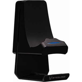 Зарядна станция SteelDigi Azure Hammock, за PS5, поставка за слушалки, черна | JAR Computers SteelDigi Azure Hammock черна PS5-HC01B