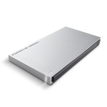 Твърд диск 500GB LaCie Porsche Design Slim Drive (сребрист), външен, 2.5" (6.35 cm), USB 3.0 | JAR Computers LaCie Porsche Design Slim Drive 500GB 9000304Capac