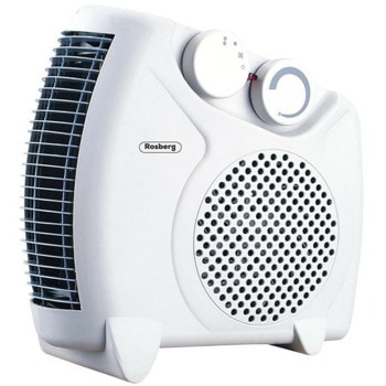 Вентилаторна печка Rosberg R51970A, 2000W, за под, 3 степени, бяла | JAR Computers Rosberg R51970A