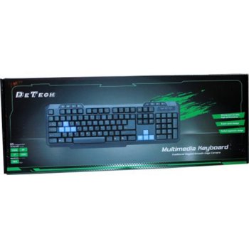 Мултимедийна DeTech KB331М USB 6037