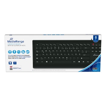 Клавиатура MediaRange MROS101-UK, черна, USB | JAR Computers Клавиатура MediaRange MROS101-UK