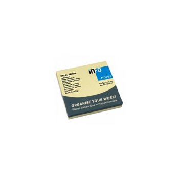 Самозалепващи листчета Info, 100л., размер 75x75mm, жълти | JAR Computers Info Самозалепващи листчета