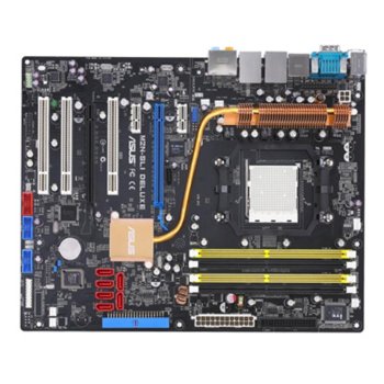 Дънна платка Asus M2N-SLI Deluxe, nForce 570 SLI, AM2, DDR800, PCI-Express, SB7.1, Lan1000, Serial ATA, Raid, 1394 | JAR Computers Asus M2N-SLI Deluxe
