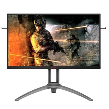 Монитор AOC AG273QZ, 27" (68.58 cm) TN панел, 240Hz, QHD, 0.5 ms, 80M:1, 400 cd/m2, DisplayPort, HDMI, Headphone out | JAR Computers AOC AG273QZ