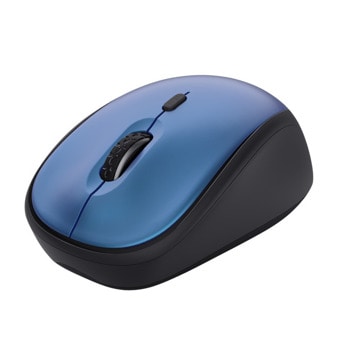 Мишка Trust YVI+ Silent Eco, оптична (1600dpi), безжична, USB, синя | JAR Computers Мишка Trust YVI+ Silent Eco Blue 24551