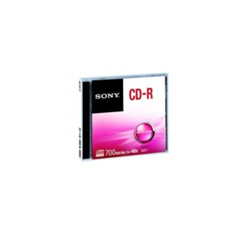 CD-R media 700MB, Sony, 48x, 1бр.
