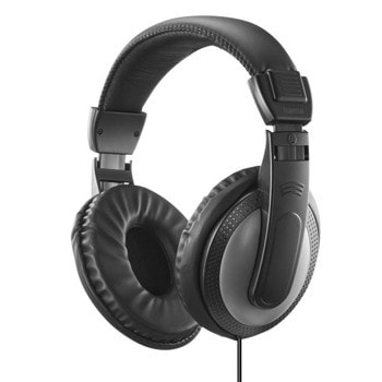 Слушалки HAMA Shell II, Jack 3.5mm/Jack 6.3mm адаптер, 40mm говорители, черни | JAR Computers HAMA Shell ll 221781