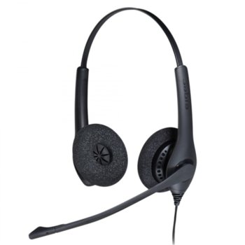 Слушалки Jabra BIZ 1500 Duo, микрофон, контролер за повиквания, USB, черни | JAR Computers Jabra BIZ 1500 Duo 1559-0159
