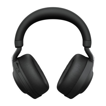 Слушалки Jabra Evolve2 85, Bluetooth, микрофон, 40mm драйвери, 6 цифрови MEMS микрофона, ANC шумопотискане, до 37 часа време на работа, 3.5mm жак, Link380a, черни | JAR Computers Слушалки Jabra Evolve2 85 черни