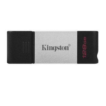Памет 128GB USB Flash Drive, Kingston DT80, USB 3.2 Gen 1, черна | JAR Computers Kingston 128GB Kingston DT80 USB 3.2
