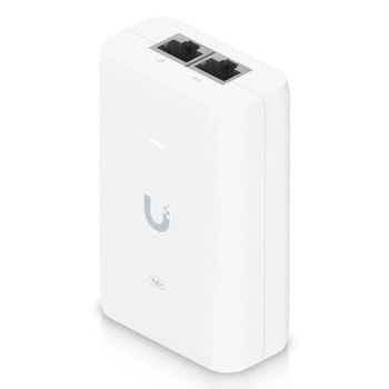 PoE инжектор Ubiquiti U-POE-PLUS, 1000 Mbps, 1x LAN (RJ-45), 1x LAN PoE, 30W, бял | JAR Computers Ubiquiti U-POE-PLUS