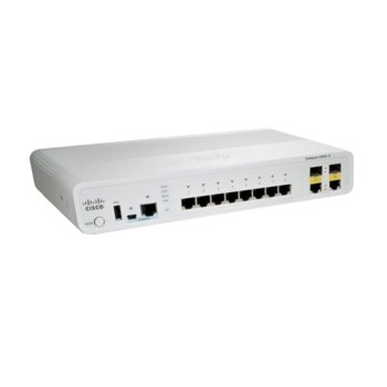 Суич Cisco Catalyst WS-C2960CG-8TC-L, 8 Port 1000Mbps, 2xDual Uplink | JAR Computers Cisco Catalyst WS-C2960CG-8TC-L