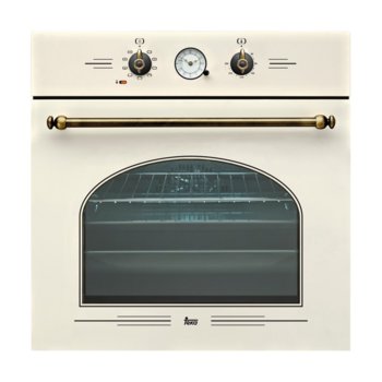 Фурна за вграждане Teka HR 650, 65л. обем, 9 програми, ретро дизайн, охлаждаща система с вентилатор и сместителна камера, енергиен клас А, бял крем | JAR Computers Teka HR 650 white cream