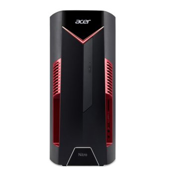 Настолен компютър Acer Nitro N50-600 (Nitro 50) (DG.E0MEX.08G), шестядрен Coffee Lake Intel Core i5-9400F 2.9/4.1 GHz, NVIDIA GeForce GTX 1660 Ti 6GB, 8GB DDR4, 256GB SSD & 1TB HDD, 2x USB 3.1 Gen 2, клавиатура и мишка, Endless OS | JAR Computers Acer Nitro N50-600 (Nitro 50) DG.E0MEX.08G