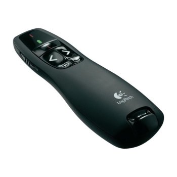 Лазерна показалка Logitech R400 Wireless Laser Presenter, USB приемател | JAR Computers Logitech R400 Wireless Laser Presenter