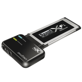 Creative X-FI Notebook, ExpressCard | JAR Computers Creative X-FI Notebook, ExpressCard