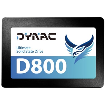 Памет SSD 480GB, Dynac D800, SATA 6Gb/s, 2.5"(6.35cm), скорост на четене до 520MB/s, скорост на запис до 450MB/s | JAR Computers Dynac D800 480GB DD800480GB/R