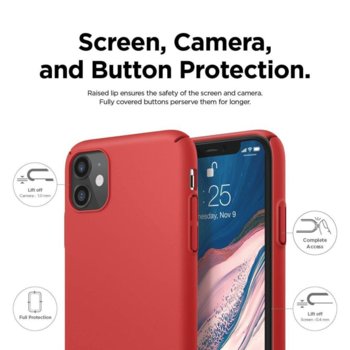 Elago Slim Fit Strap iPhone 11 red ES11SS61-RD