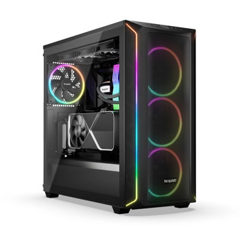 Кутия be quiet! Shadow Base 800 FX, E-ATX/ATX/mATX/Mini-ITX, 2x USB 3.2 Type-A, 1x USB 3.2 Type-C, с прозорец, черна, без захранване | JAR Computers Кутия be quiet! Shadow Base 800 FX Black