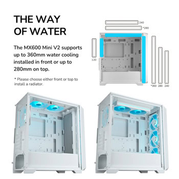 Cougar MX600 Mini V2 RGB White CGR-2TC9W-RGB