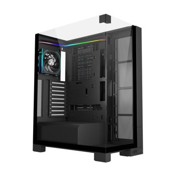 Кутия FSP U691, ATX/microATX/Mini-ITX, 2x USB 3.0, 1x 120mm ARGB вентилатор, с прозорец, черна, без захранване | JAR Computers FSP U691 Black POC0000276