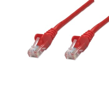Пач кабел Intellinet, UTP, Cat.6, 0,25, червен | JAR Computers Intellinet Cat.6 0,25 UTP червен 739924