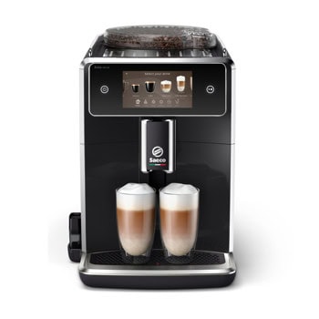 Кафеавтомат Saeco Xelsis Deluxe, 1500W, 15 bar, 1.7 l. обем на резервоара за вода, 12 настройки на мелачката, 8 профила, LatteDuo, черен | JAR Computers Saeco Xelsis Deluxe SM8780/00