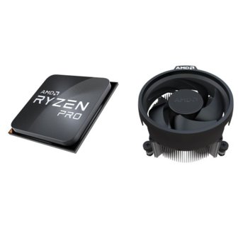 Процесор AMD Ryzen 3 Pro 4350G, четириядрен (3.8/4.0GHz, 4MB Cache, 1700 MHz графична честота, AM4) MPK, с охлаждане Wraith Stealth | JAR Computers AMD Ryzen 3 PRO 4350G