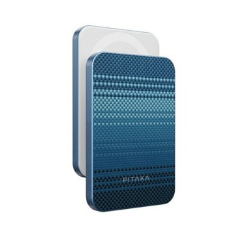 Pitaka Qi2 Aramid Fiber 5000 mAh Blue PBQ2403