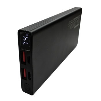 Външна батерия /power bank/ PZX V81, 10 000mAh, черна, 2x USB | JAR Computers Външна батерия power bank PZX V81