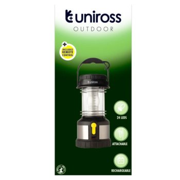 LED фенер UNIROSS OUTDOOR RECHARGEABLE