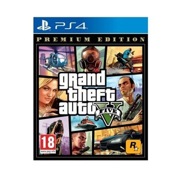 Игра за конзола Grand Theft Auto V - Premium Edition, за PS4 | JAR Computers GTA V - Premium Edition (PS4)