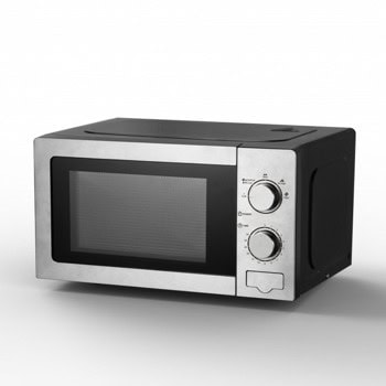 Микровълнова фурна Oliver Voltz OV51443C, механично управление, 700W, 20л. обем, 5 степени на мощност, черно-сива | JAR Computers Микровълнова фурна Oliver Voltz OV51443C
