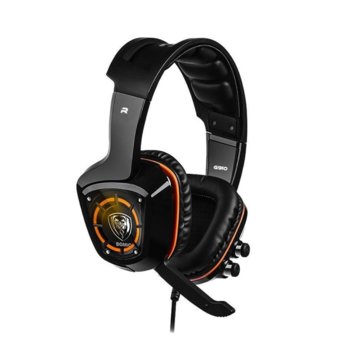 Слушалки Somic G910-BK, микрофон, 2.20m дължина на кабела, USB, черни | JAR Computers Somic G910-BK