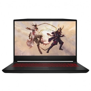 Лаптоп MSI Katana GF66 11UC (9S7-158212-278), осемядрен Tiger Lake Intel Core i7-11800H 2.3/4.6 GHz, 15.6" (39.62 cm) Full HD IPS 144Hz Anti-Glare Display & GF RTX 3050 4GB, (HDMI), 16GB DDR4, 512GB SSD, 1x Type-C, No OS | JAR Computers MSI Katana GF66 11UC