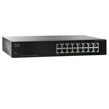Суич Cisco SF 100-16, 16 ports 100Mbps | JAR Computers Cisco SF 100-16