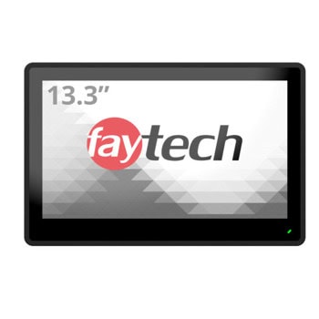 Индустриален компютър Faytech 1010502664 FT133BI5CAPOB, четириядрен Intel Core i5-1145G7E 1.1/4.1GHz, 13.3" (33.78 cm) Full HD сензорен дисплей, 8GB DDR4, 240GB SSD, 4x USB 3.0, 1x DisplayPort, 1x HDMI, 2x RS232, Wi-Fi, Bluetooth, 2x LAN, Linux | JAR Computers Faytech 1010502664 FT133BI5CAPOB
