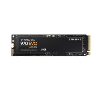 250GB SSD Samsung 970 EVO NVMe M.2 MZ-V7E250BW