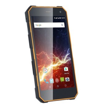 Смартфон myPhone Hammer Energy IT3986(оранжев), поддържа 2 sim карти, 5.0" (12.70 cm) HD IPS Gorilla Glass Display, четириядрен MediaTek MT6737 1.5GHz, 2GB RAM, 16GB Flash памет(+microSD слот), 8.0 & 2.0 Mpix camera, Android 6, IP68 защита, 201g | JAR Computers myPhone Hammer Energy IT3986