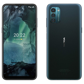 Смартфон Nokia G21 TA-1418 (син)(719901183551), 6.5" (16.51 cm) LCD дисплей, осемядрен Unisoc T606, 4GB RAM, 128GB Flash памет (+microSD слот), 50.0 + 2.0 + 2.0 § 8.0MP камери, Android, 190 g. | JAR Computers NOKIA G21 TA-1418 4/128G BLUE