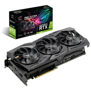 Видео карта Nvidia GeForce RTX 2080, 8GB, Asus ROG Strix RTX 2080 OC, PCI-E 3.0, GDDR6, 256 bit, 2x Display Port, 2x HDMI, 1x USB Type C, Real Time Ray Tracing технология, Aura Sync RGB подсветка | JAR Computers Asus ROG Strix RTX 2080 OC 8GB GDDR6