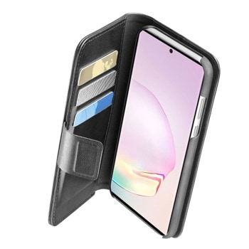 Калъф за Samsung Galaxy Note 20 Ultra, тип портфейл, Cellularline Book Agenda, с поставка, черен | JAR Computers Cellularline Book Agenda Samsung Note 20 Ultra