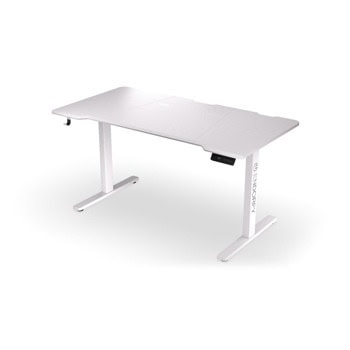 Гейминг бюро Endorfy Atlas L Electric, МДФ, 150 x 78 cm, до 80 кг. натоварване, поставка за слушалки, електрическо регулиране на височината, бяло | JAR Computers Endorfy Atlas L Electric Onyx White EY8E002