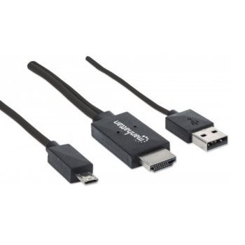 MANHATTAN 151511 Micro-USB 11-pin към HDMI 1.5 м
