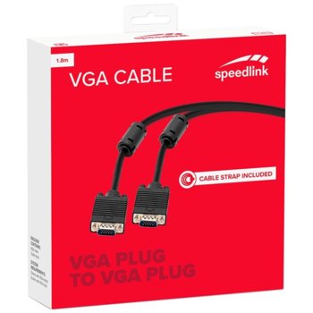 Speedlink VGA(м) to VGA(м) SL-170004-BK