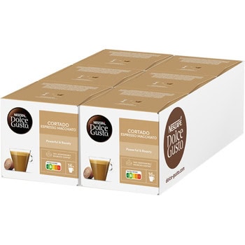 Кафе капсули NESCAFE Dolce Gusto Cortado Espresso Macchiato, 96 напитки | JAR Computers NESCAFE Dolce Gusto Cortado Espresso Macchiato 96