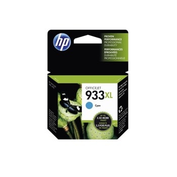 Касета HEWLETT PACKARD Officejet 6600/6700 e-All-in-One series, HP Officejet 6100 ePrinter - Cyan - (933XL) - P№ CN054AE - заб.: 825 брой копия | JAR Computers Касета HEWLETT PACKARD Officejet 6600/6700 e-All-…