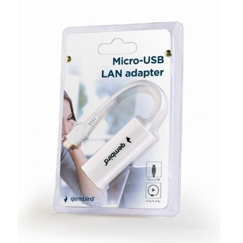 Gembird MicroUSB 2.0 LAN adapter for mobile device