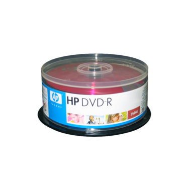 DVD-R  media  4,7Gb HP, Spindel 25br